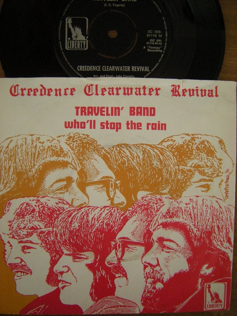 Creedence Clearwater Revival (Travelin' Band), Gebruikt, 7 inch, Ophalen of Verzenden, Pop