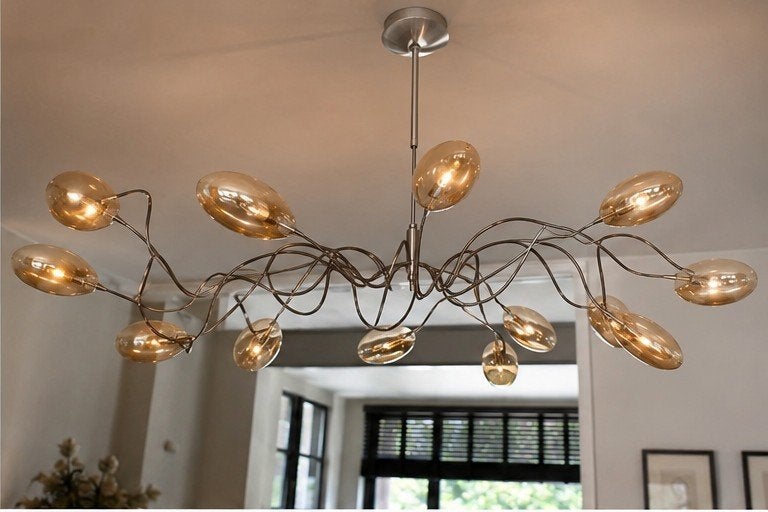 Fraai ontworpen dimbare LED hanglamp - ovaal halo, Huis en Inrichting, Lampen | Hanglampen, Modern, Design, Organisch, Overige fittingen