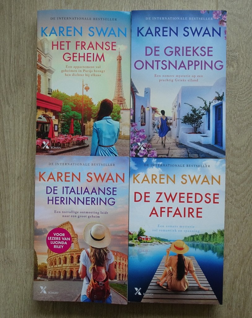 4x Karen Swan - De zweedse affaire, Het franse geheim ea, Ophalen, Zo goed als nieuw, Karen Swan, Europa overig