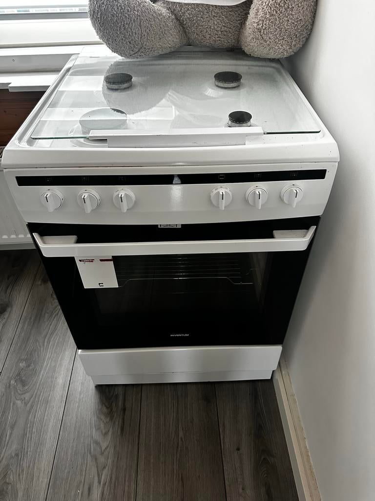 Fornuis met oven - Inventum, Ophalen, Gebruikt, Grill, 4 kookzones