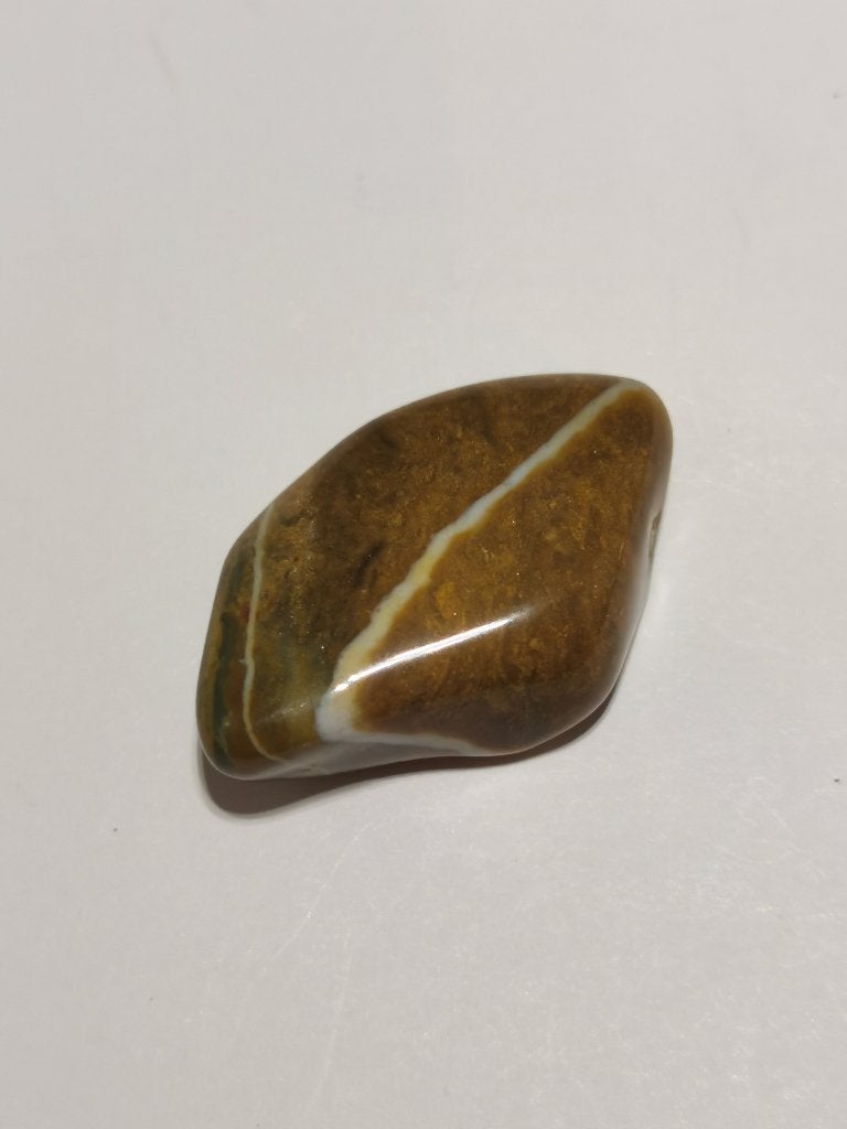 Mooie Oceaan Jaspis broekzaksteen/knuffelsteen 11 gram, Ophalen of Verzenden, Mineraal