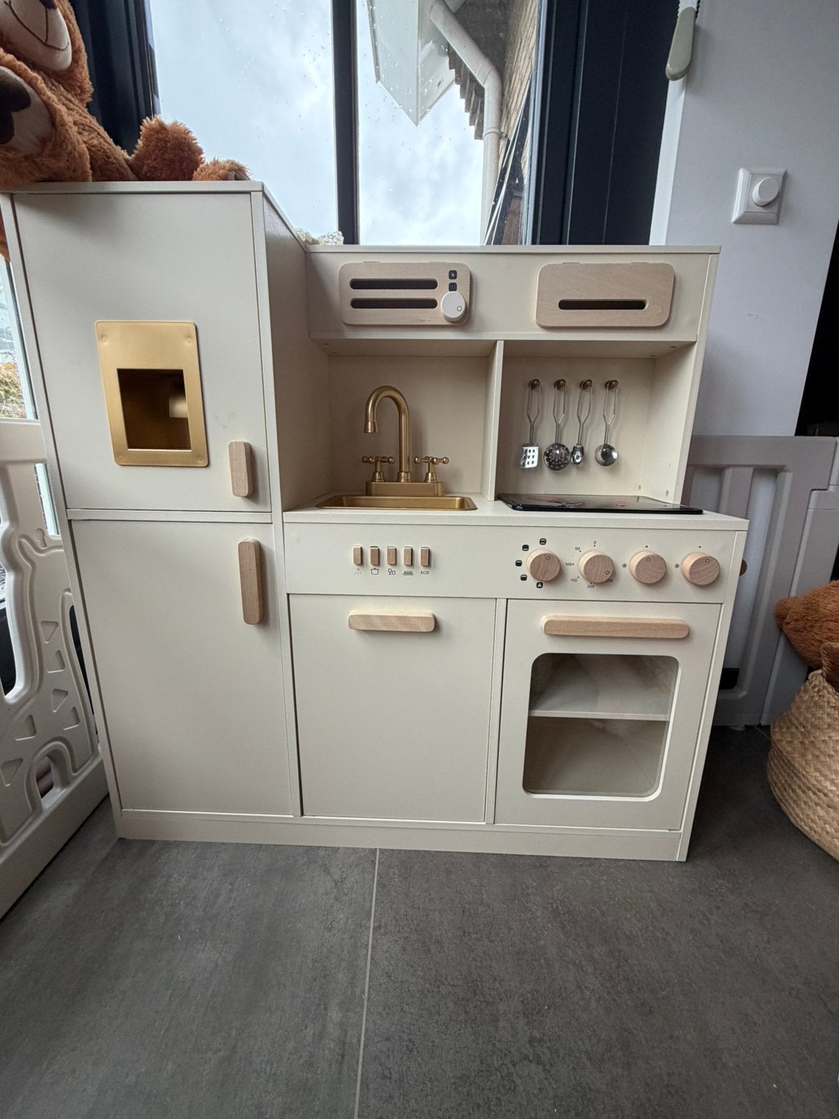 Petit amelie keuken creme, Ophalen, Gebruikt, Hout, Speelkeuken
