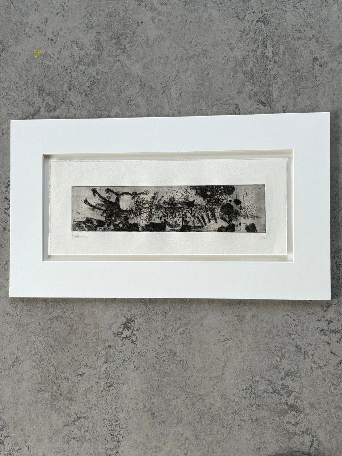 Jef Diederen, brede ets, Antiek en Kunst, Ophalen