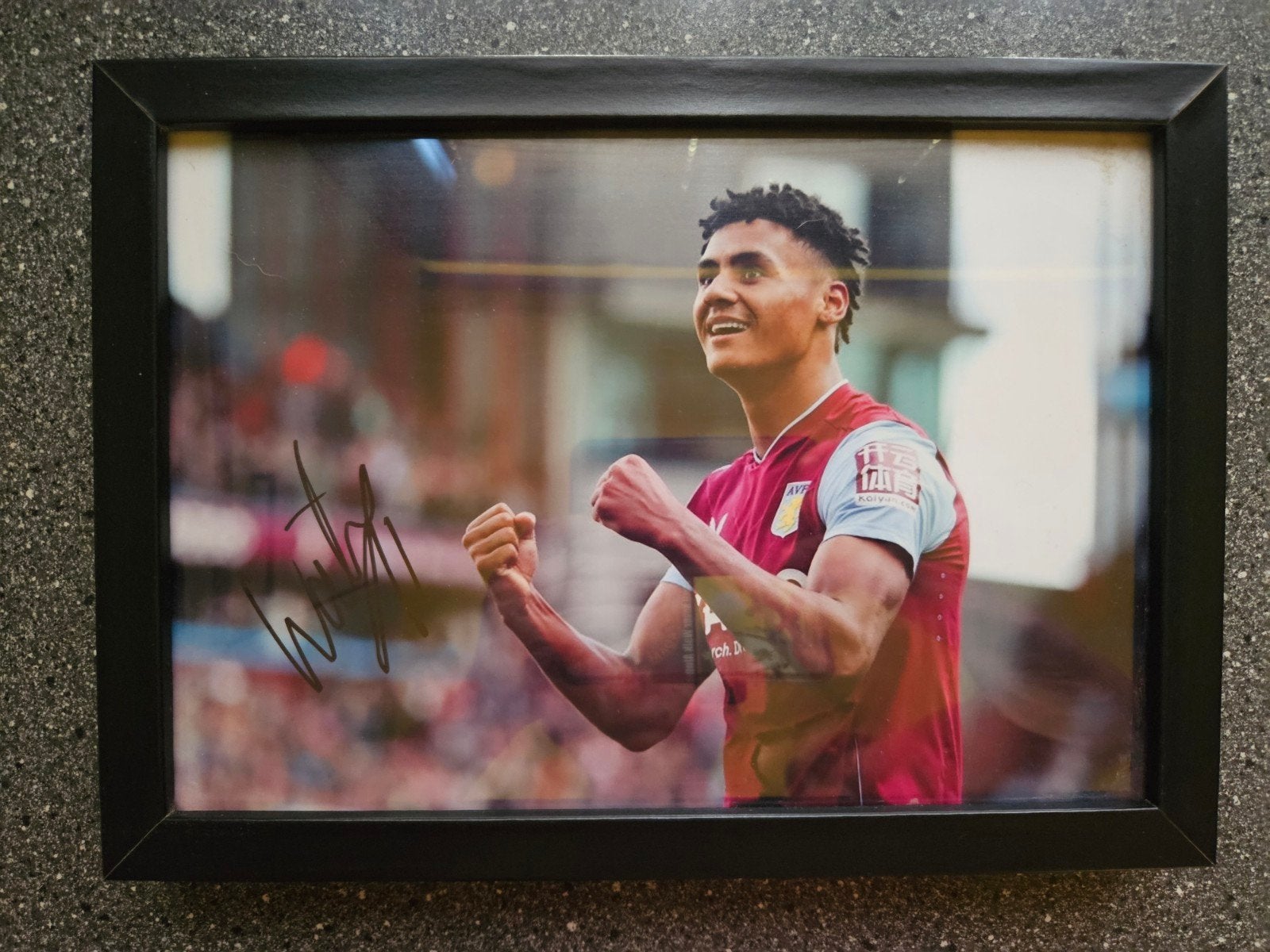 Ollie Watkins gesigneerde foto - Aston Villa, Ophalen of Verzenden, Zo goed als nieuw, Buitenlandse clubs, Poster, Plaatje of Sticker