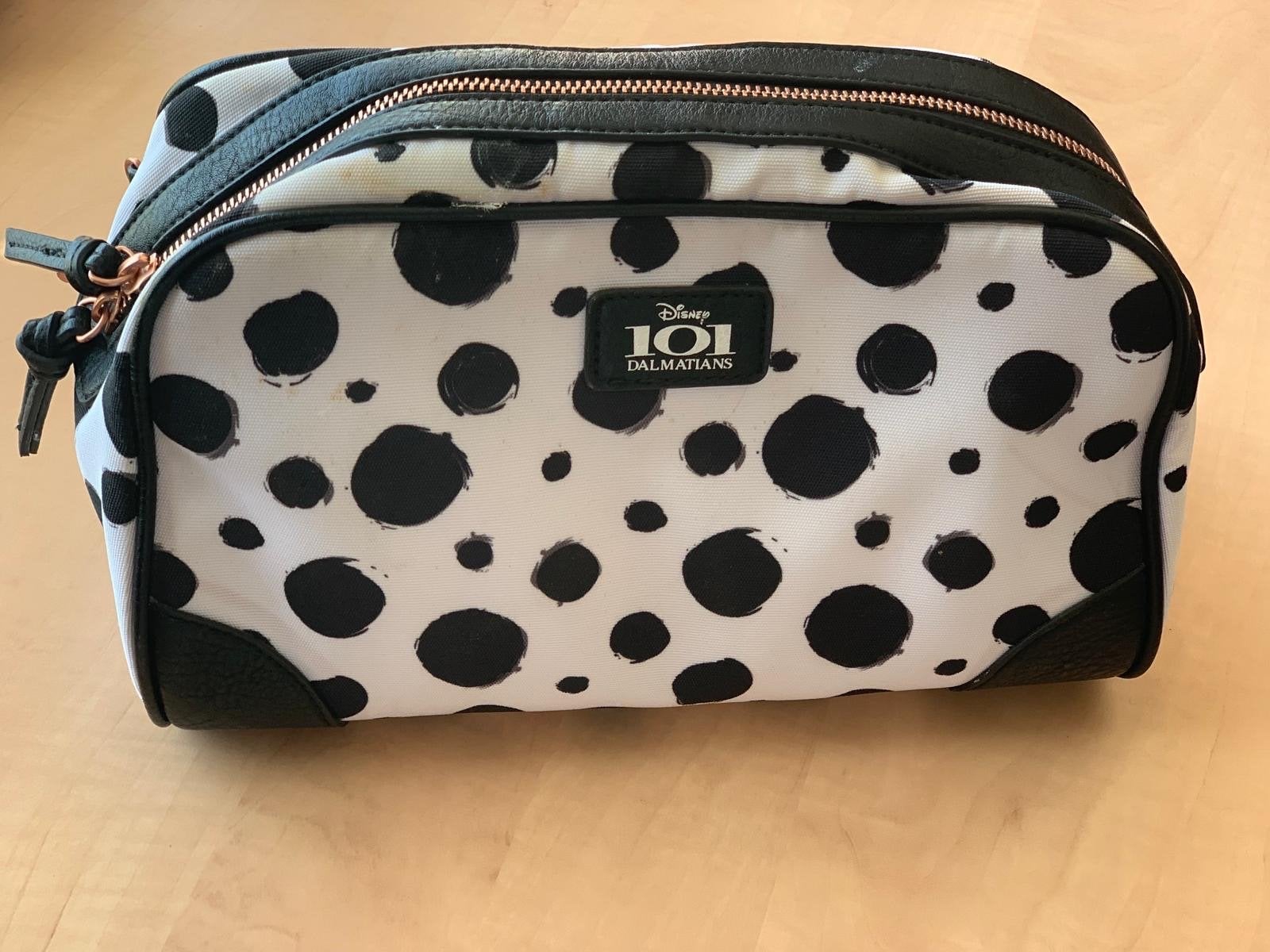 Samsonite Disney 101 Dalmatiërs toilettas 28x20cm, Ophalen of Verzenden, Gebruikt, Zwart, Heer of Dame