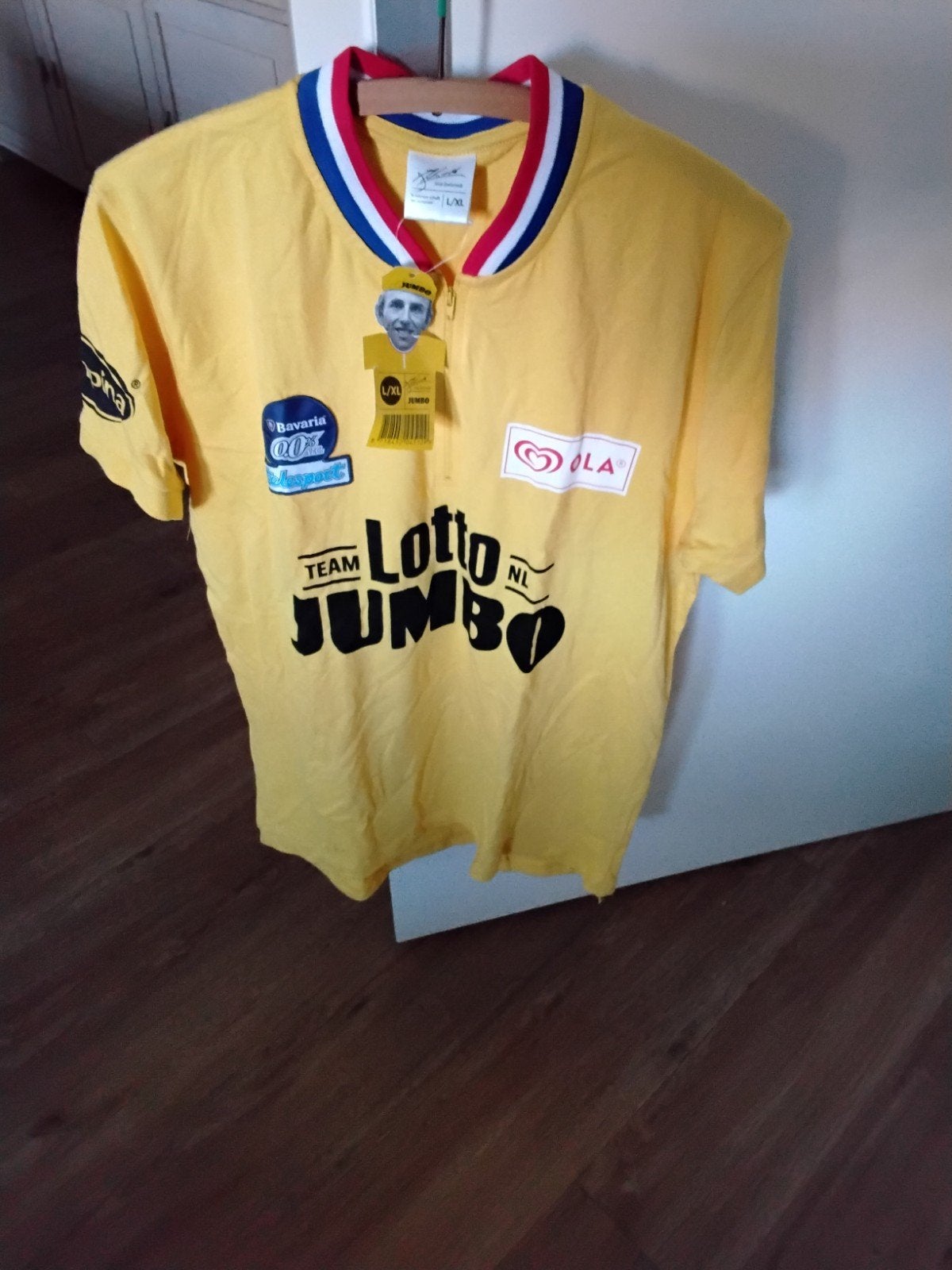 Team Jumbo-Visma Wielershirt - Geel - Maat L/XL, Maat 52/54 (L), Geel, Nieuw, Ophalen of Verzenden