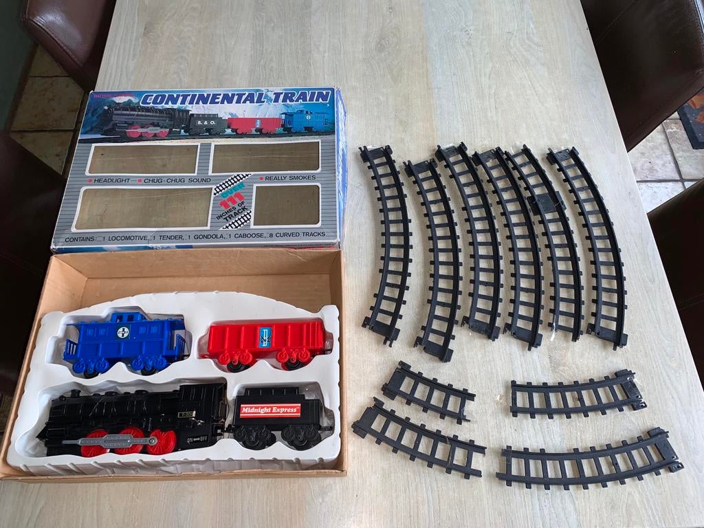 Continental Train Treinset met Locomotief en echte rook, Ophalen of Verzenden, Gebruikt, Treinset, Overige merken