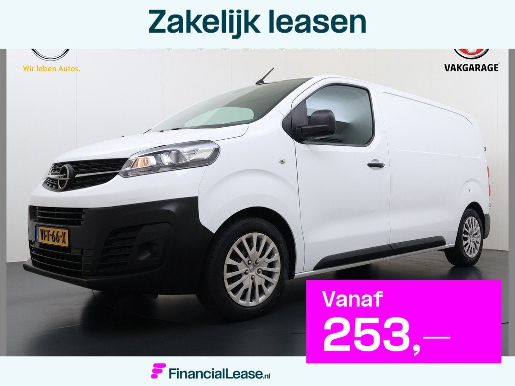 Opel Vivaro 2.0CDTI 123PK Automaat L2 3-Persoons Sortimo Inb, Gebruikt, 4 cilinders, Leder en Stof, Origineel Nederlands