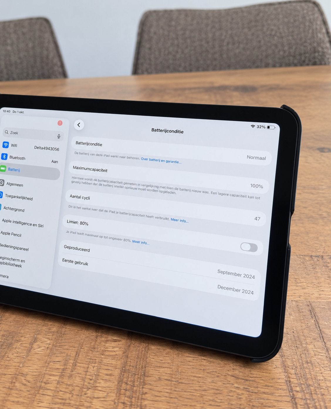 Foto 7 van Apple iPad mini (A17 Pro) 2024 | 128GB | Grey | Nette Staat!
