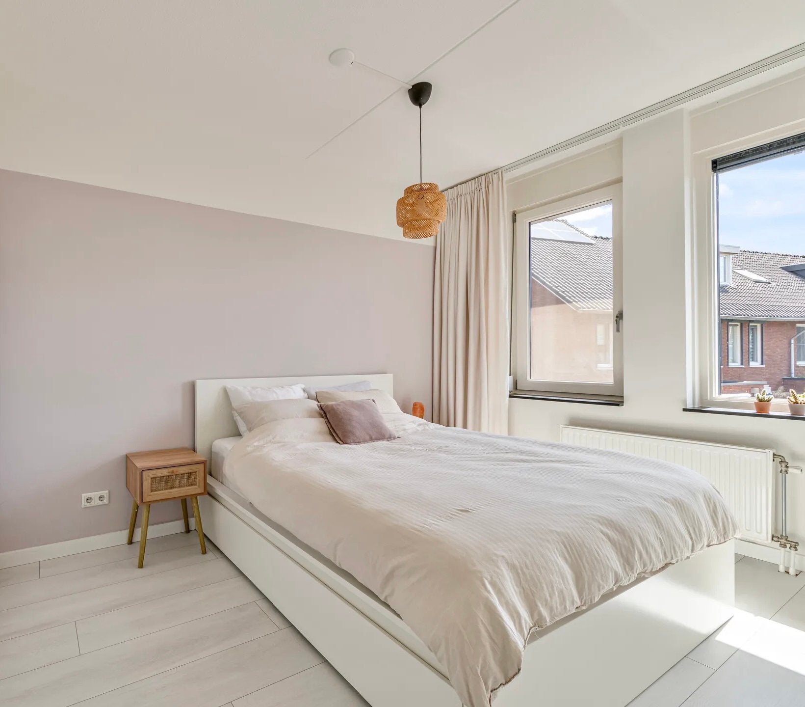 bed (Ikea MALM) incl 4 lades en lattenbodem, Ophalen, Gebruikt, Tweepersoons