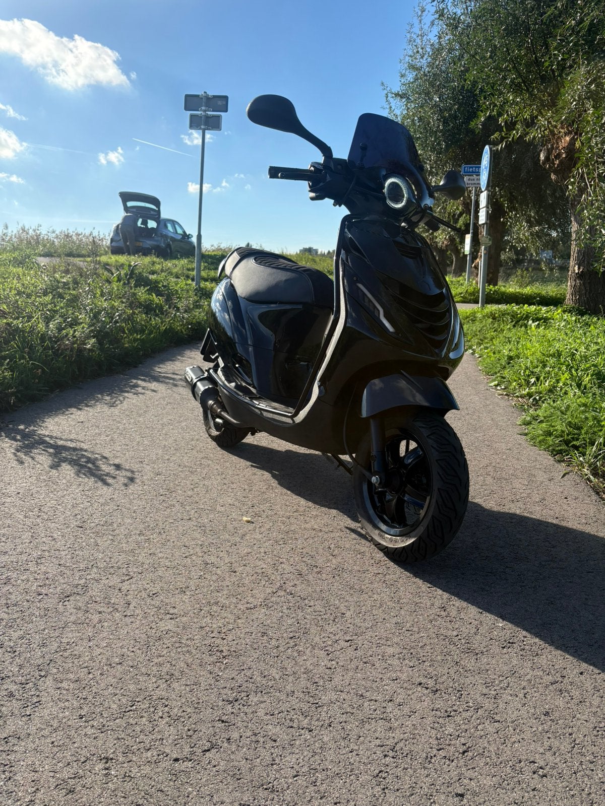 Piaggio Zip SP 80cc 2v — Full option — Full malossi, Ophalen, Maximaal 45 km/u, Zip, Zo goed als nieuw