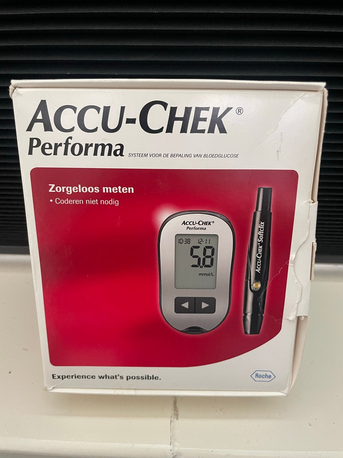 Accu-Chek Performa glucosemeter set, Verzenden, Gebruikt, Overige typen