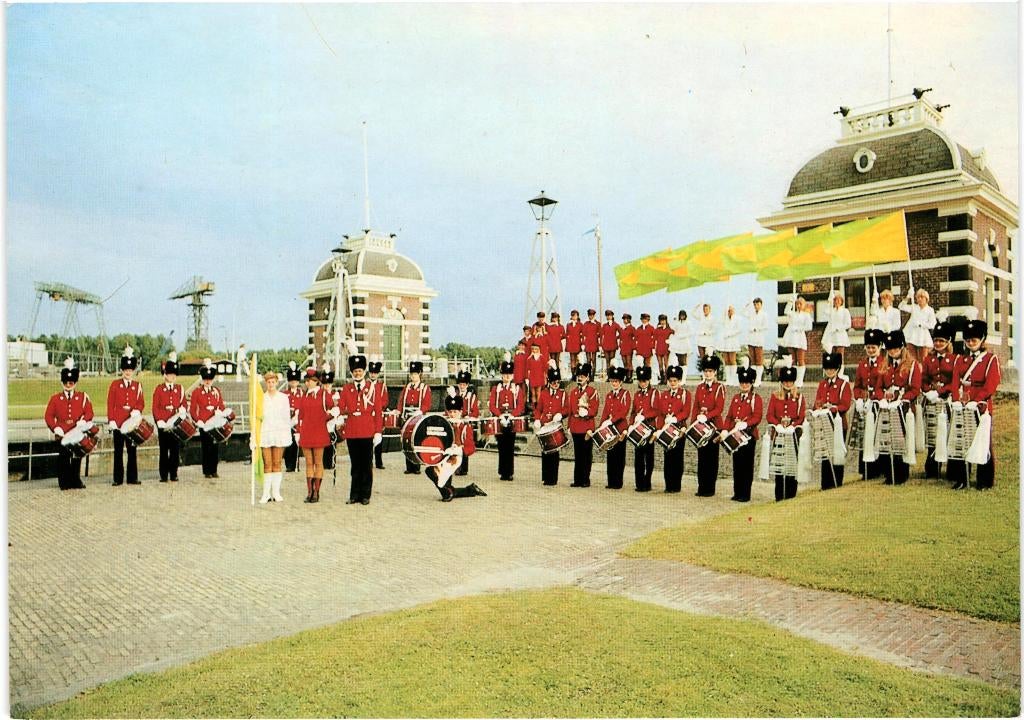 801241 Showband Lemmer Fr Nette oude kaart Onbeschreven