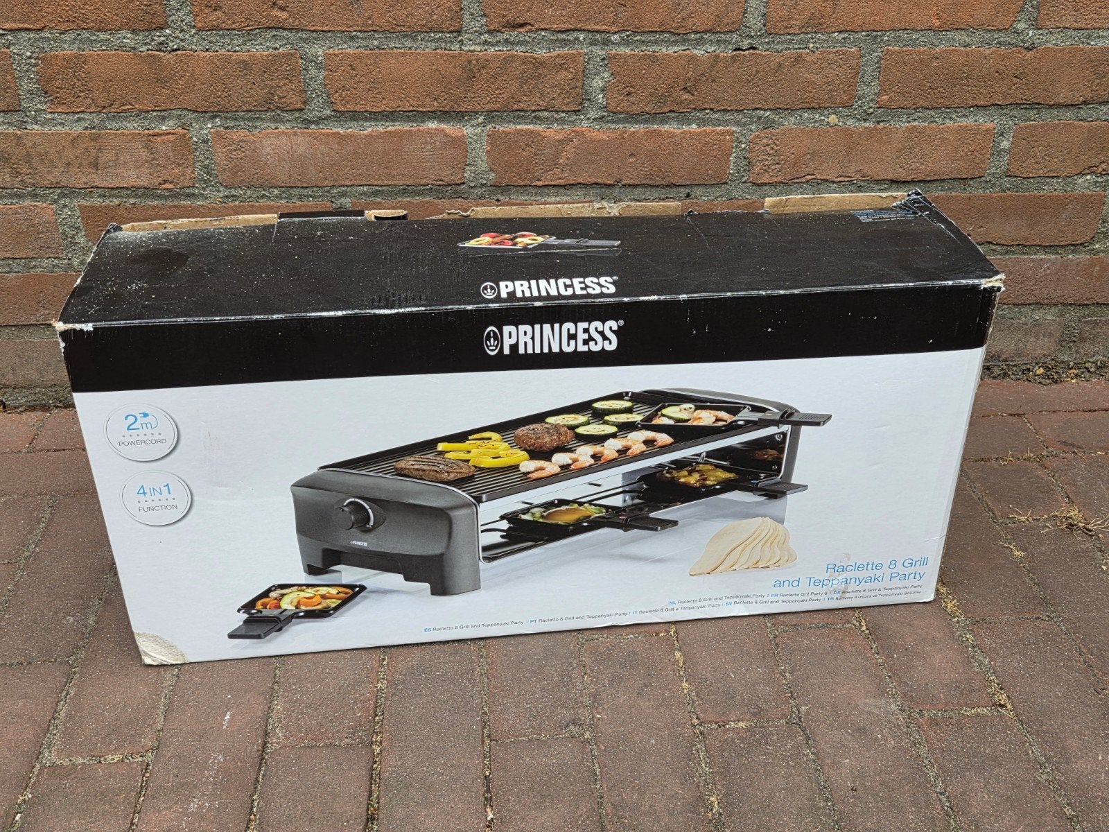 Princess Raclette 8 Grill en Teppanyaki Party, Ophalen, Gebruikt