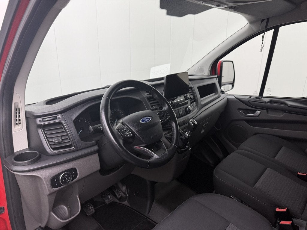 Ford Transit Custom 2.0TDCi 130PK Raptor Sport | Navigatie |, Auto's, Bestelauto's, Stof, Gebruikt, Multifunctioneel stuurwiel