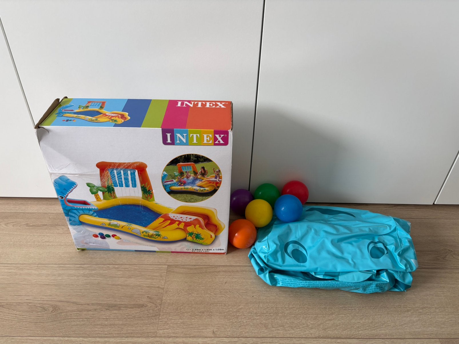 Intex dino zwembad, Ophalen, Gebruikt, Minder dan 80 cm, Minder dan 200 cm