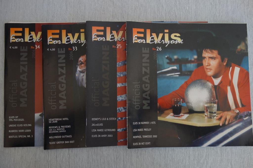 Elvis Presley fanclub boekjes Elvis for everyone, Ophalen of Verzenden, Zo goed als nieuw, Boek, Tijdschrift of Artikel