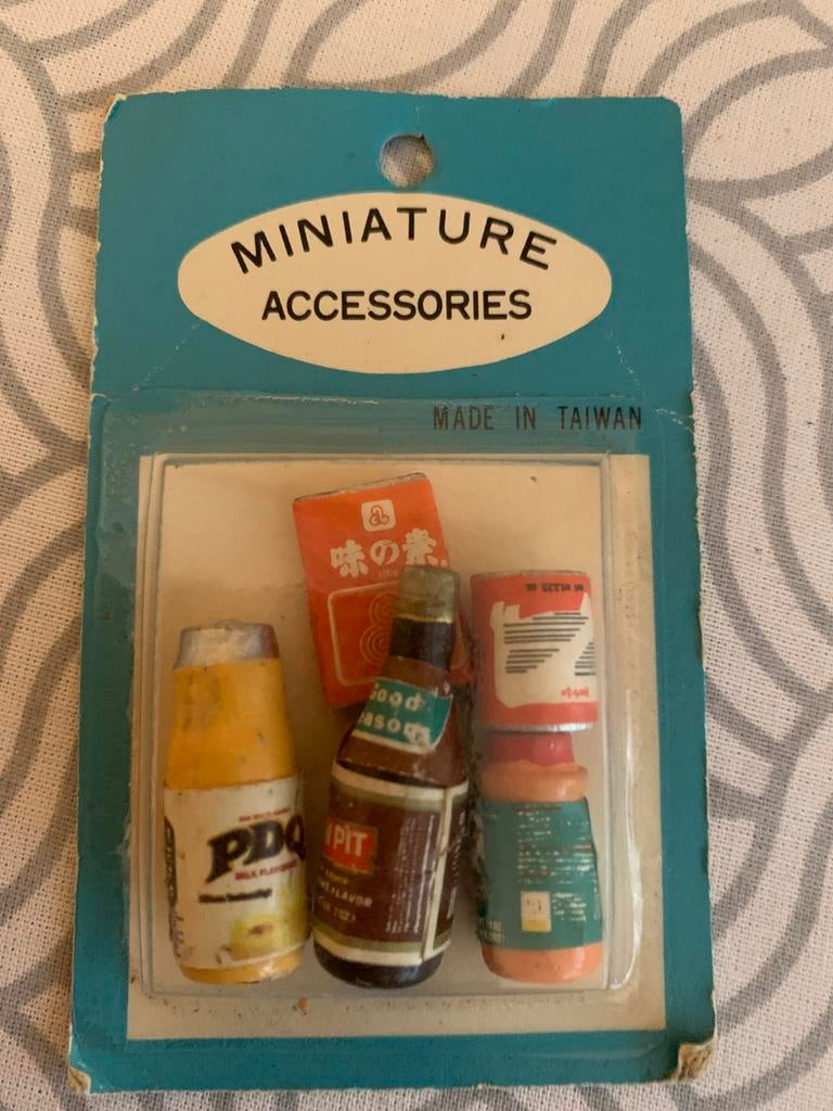 Minuatuurset potjes, Ophalen of Verzenden, Zo goed als nieuw, Poppenhuis