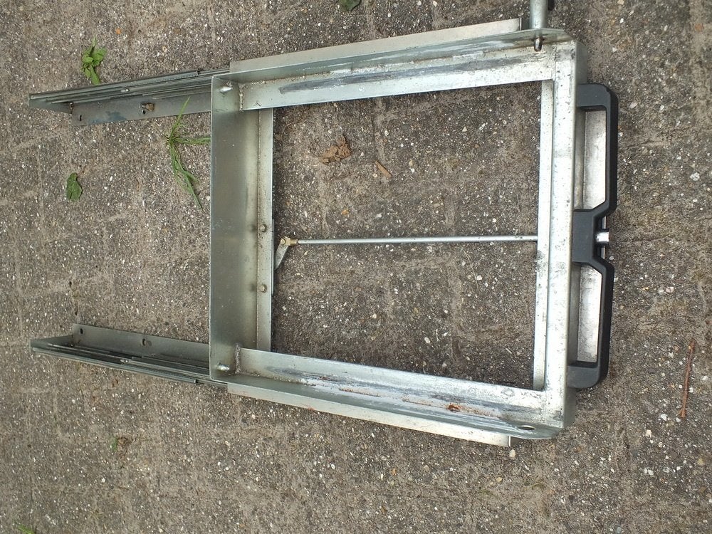 Zware kwaliteit Accubak Slede - 54x58 cm, Ophalen, Gebruikt