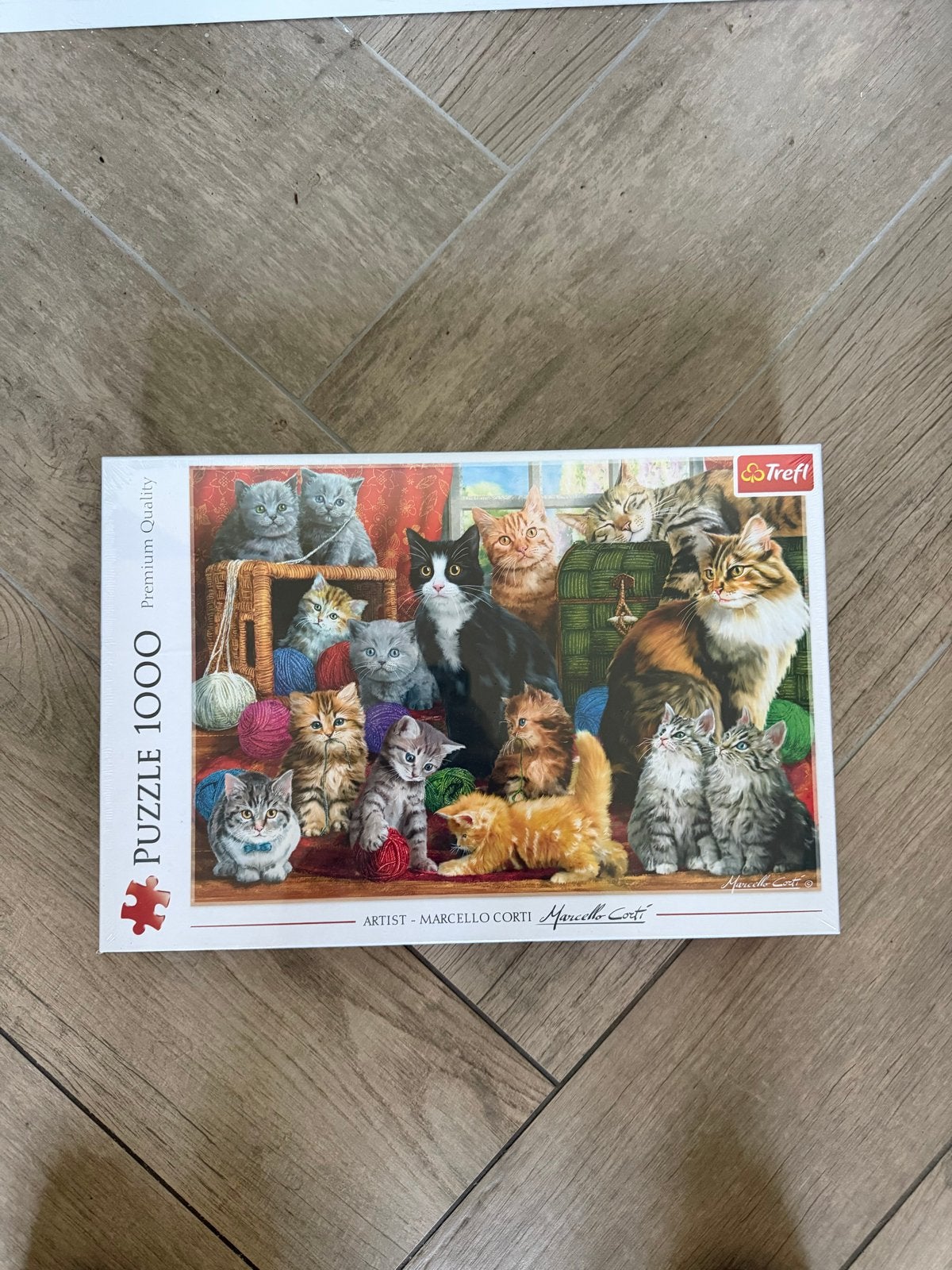 Nieuwe Trefl Legpuzzel 1000 stukjes - Katten, Ophalen of Verzenden, 500 t/m 1500 stukjes, Nieuw, Legpuzzel