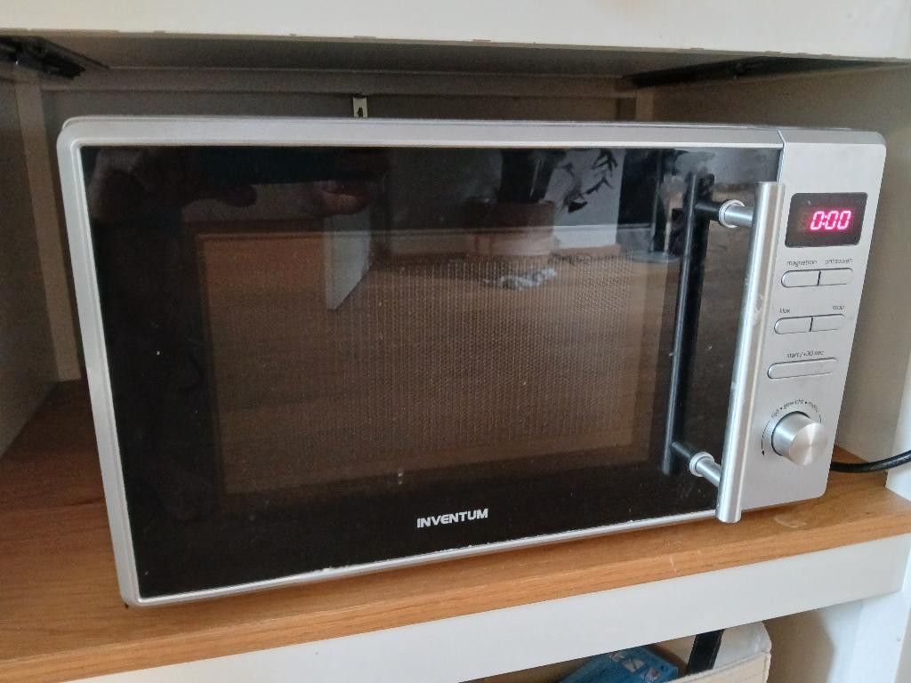 Inventum Microwave Magnetron, Ophalen, Combimagnetron, Zo goed als nieuw, Draaiplateau