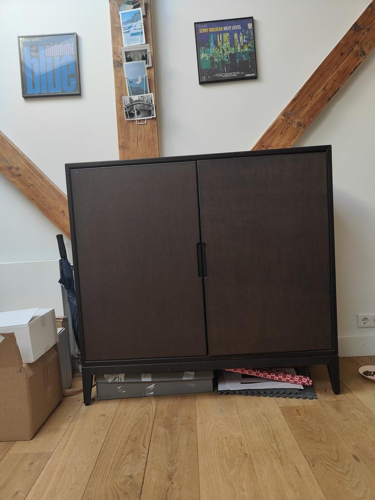 Ikea regissör cabinet, Huis en Inrichting, Kasten | Dressoirs, Gebruikt, 100 tot 150 cm, 25 tot 50 cm, Ophalen