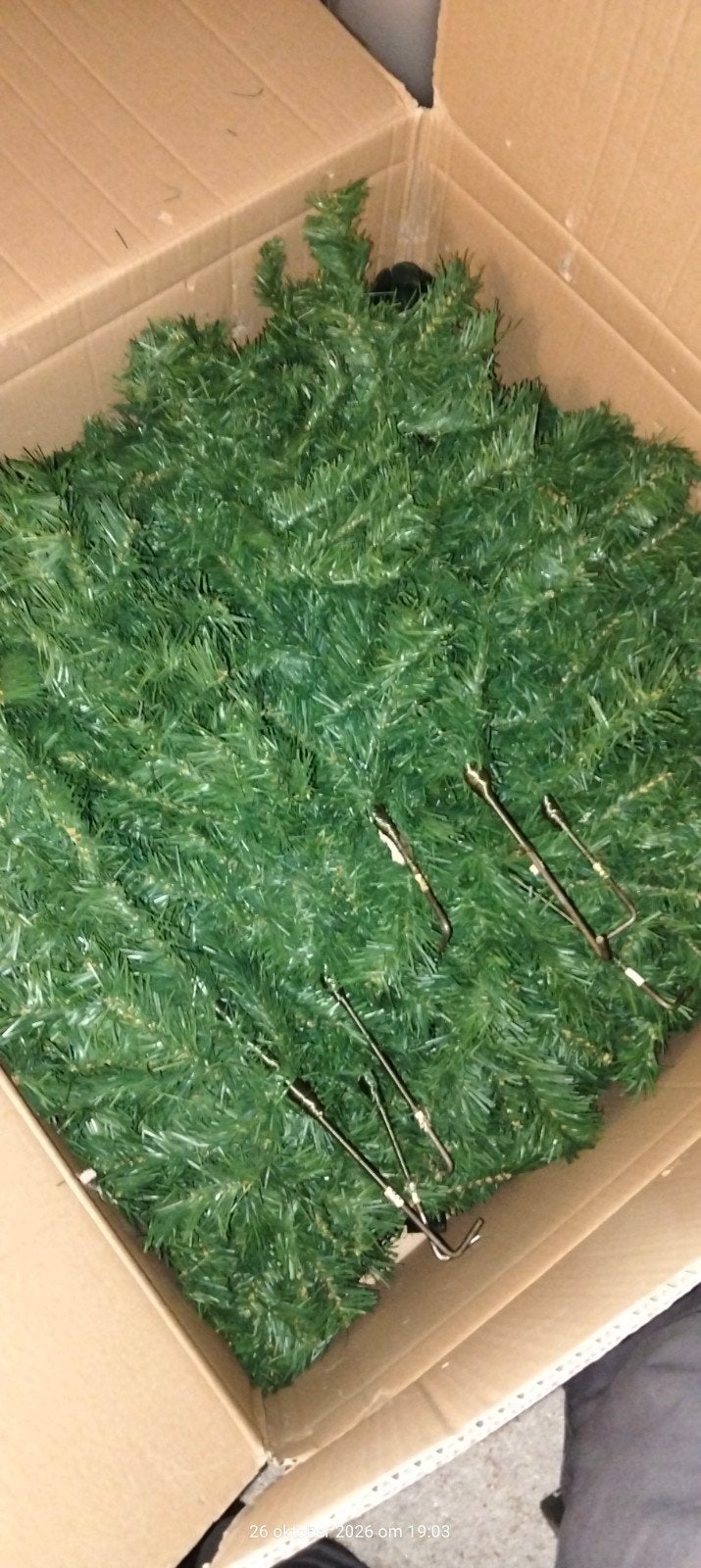 Kerstboom 240 cm, gratis ophalen, Diversen, Ophalen, Gebruikt