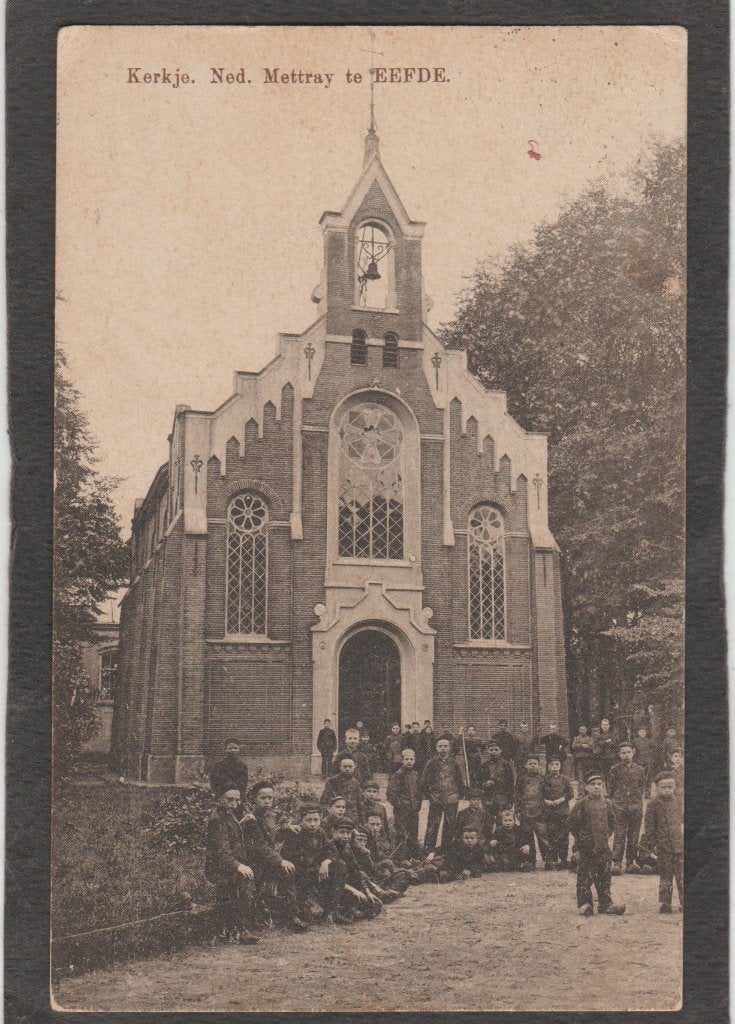 eefde ned.mettray met militairen, Verzamelen, Verzenden, Voor 1920, Gelopen, Zuid-Holland