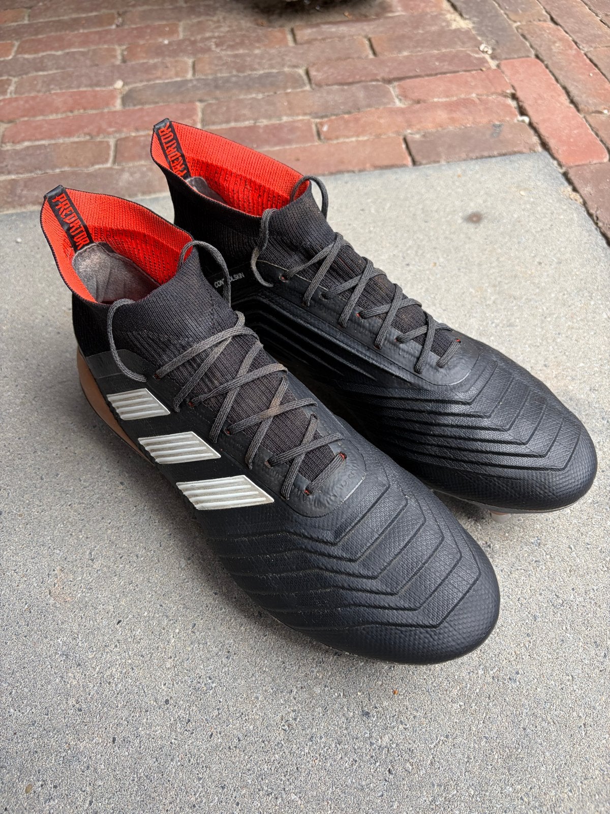Adidas Predator 18.1 SG voetbalschoenen - Maat 44, Sport en Fitness, Voetbal, Ophalen of Verzenden, Zo goed als nieuw, Schoenen