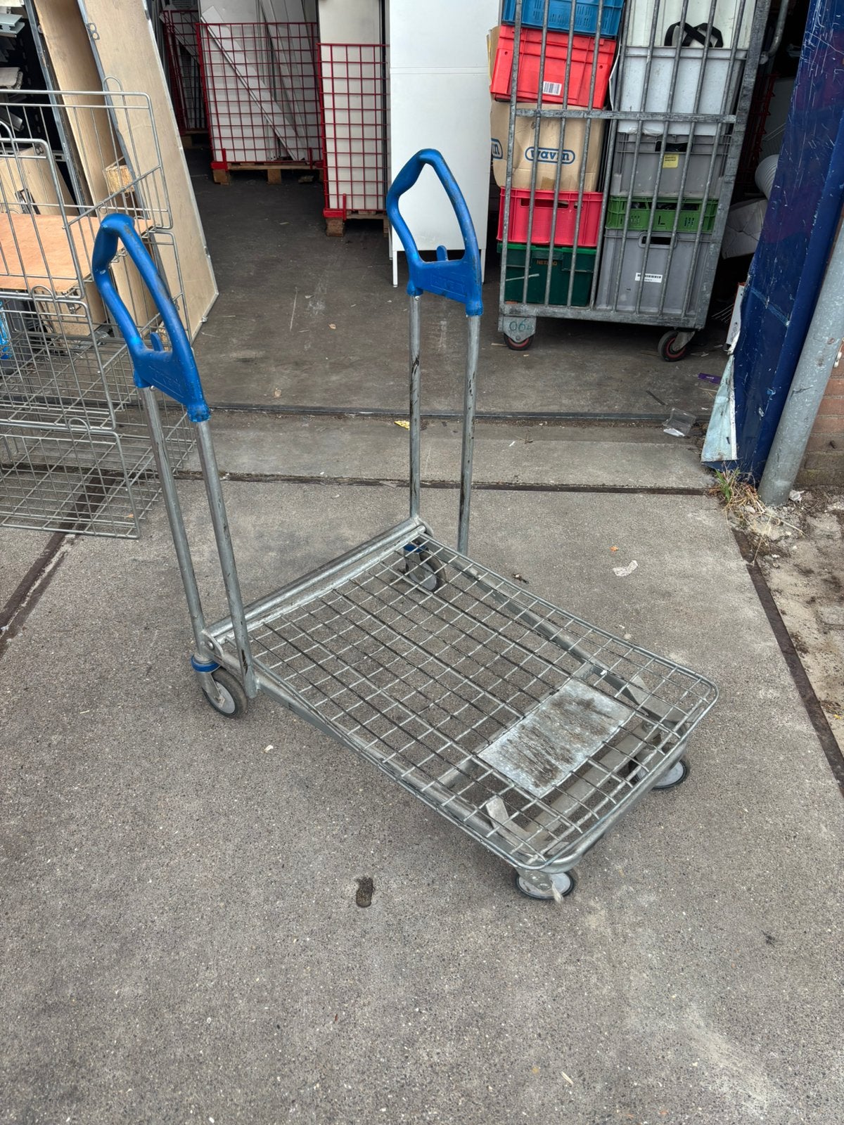 Tuincentrum/bouwmarkt winkelwagen, Ophalen, Gebruikt, Kart