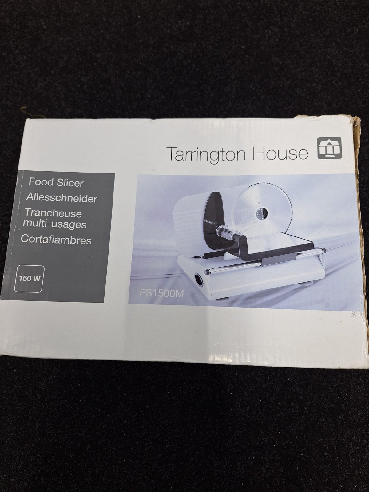 Tarrington House Vleeswarensnijder FS1500M - 150W, Snijmachine, Ophalen of Verzenden, Zo goed als nieuw