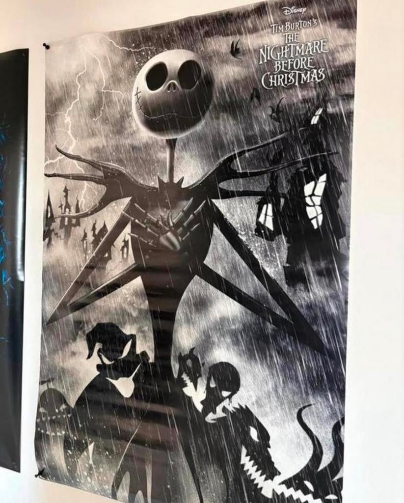 Poster The Nightmare Before Christmas, Ophalen, Zo goed als nieuw, A1 t/m A3, Film en Tv