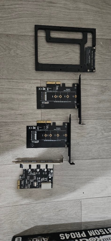 HDD Caddy + NGF to PciE + USB 3.0 to PCI, Computers en Software, Harde schijven, Ophalen, Intern, Gebruikt, Desktop