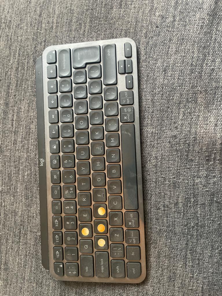 Logitech mx mini - QWERTY, Computers en Software, Toetsenborden, Zo goed als nieuw, Qwerty, Draadloos, Ophalen