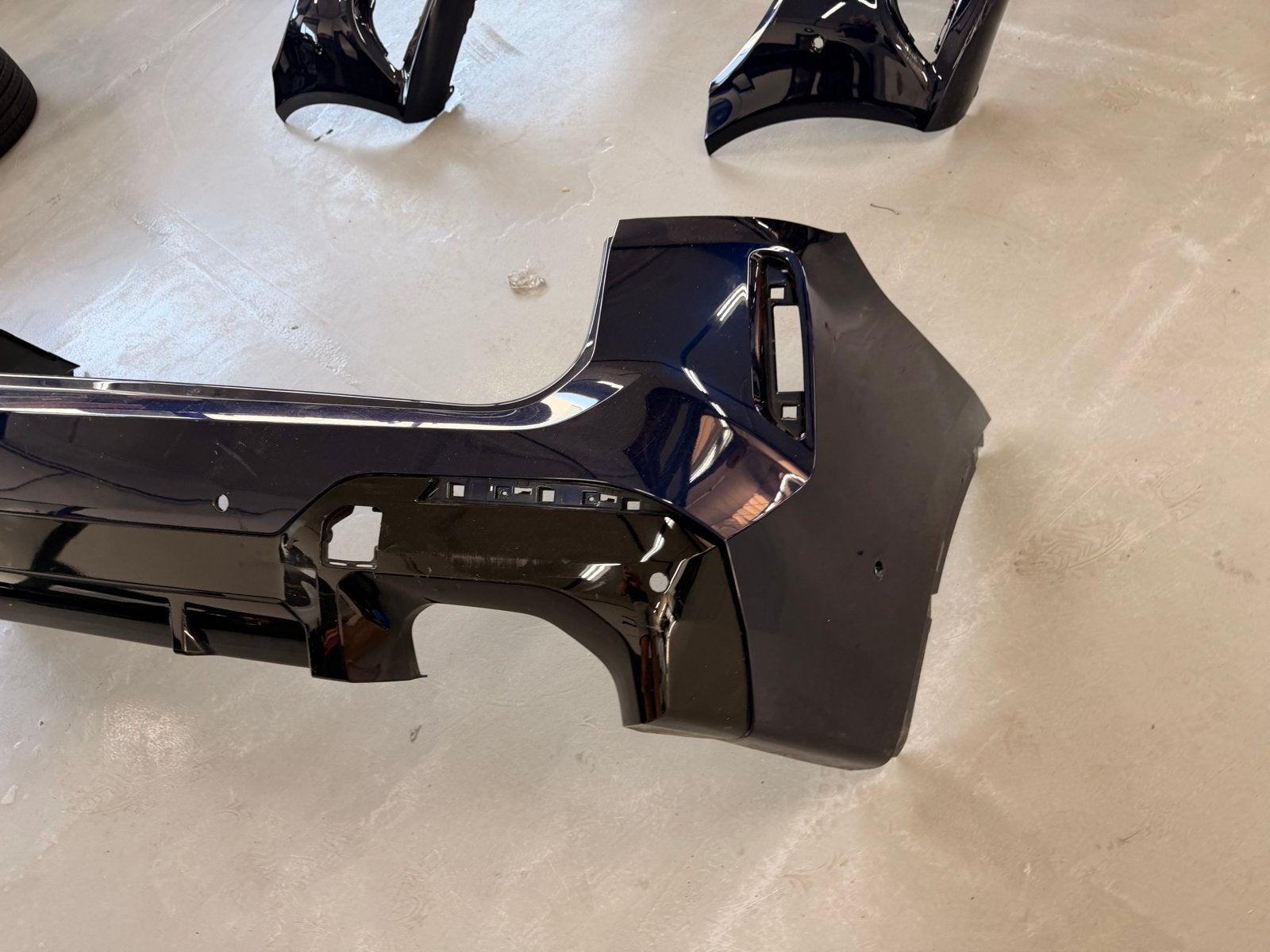 Achterbumper BMW X3 2024 - Licht beschadigd, Gebruikt, Ophalen of Verzenden, Achter, Bumper