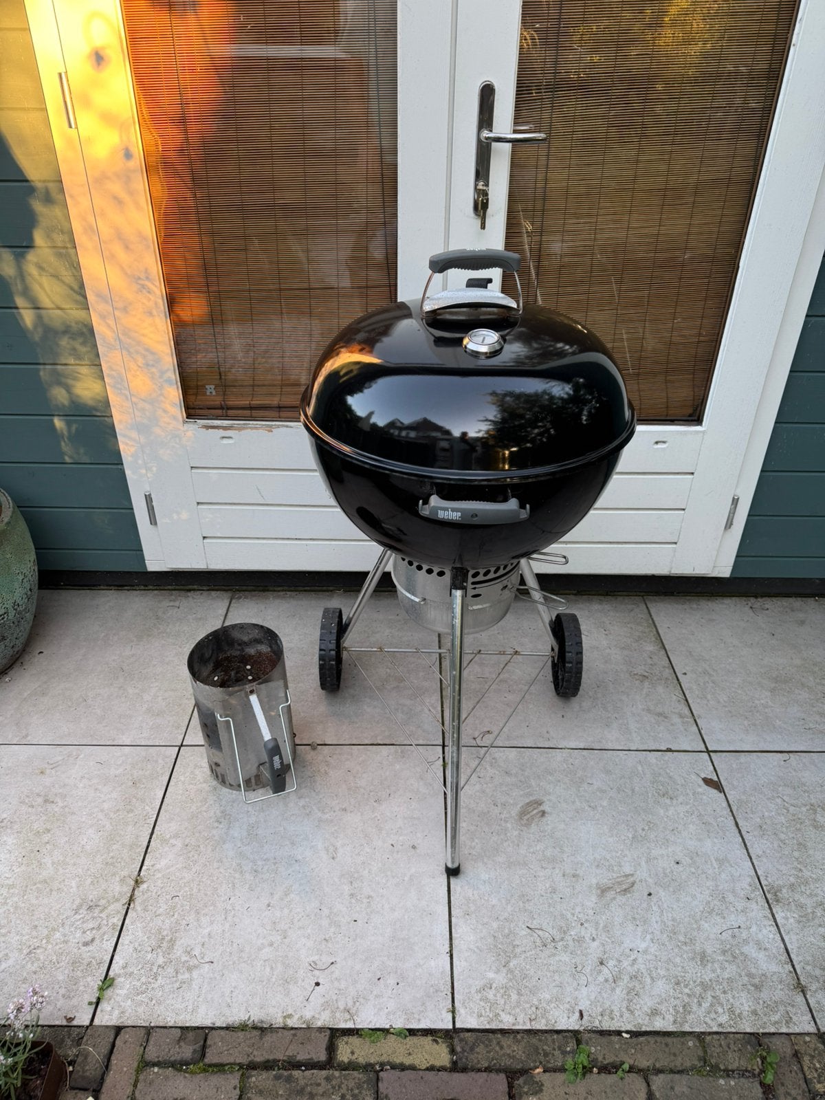 Weber master touch 57cm, Ophalen, Gebruikt, Met accessoires