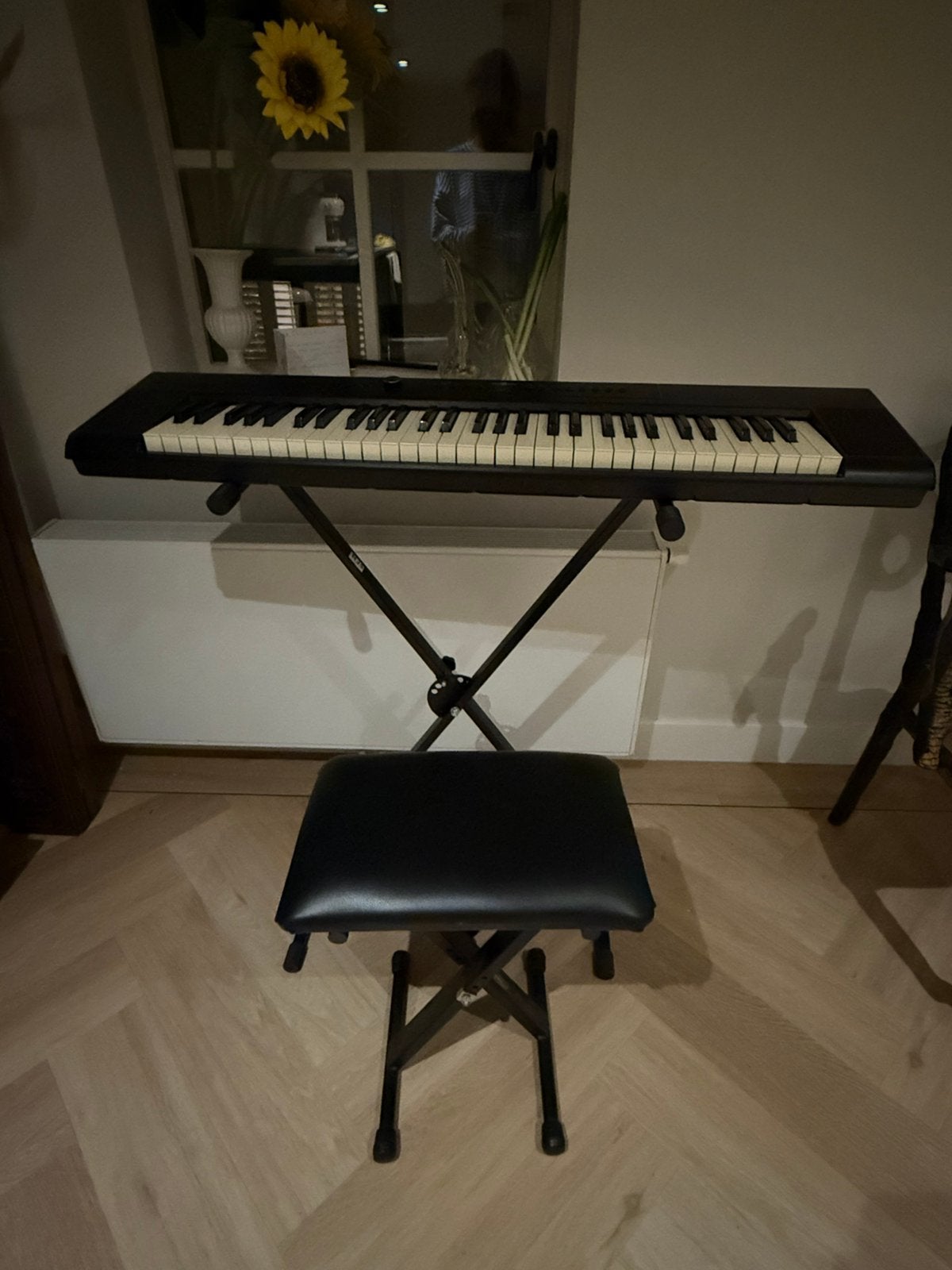 Gear4music Keyboard SDP1, 61 toetsen, Zo goed als nieuw, Met standaard, Ophalen
