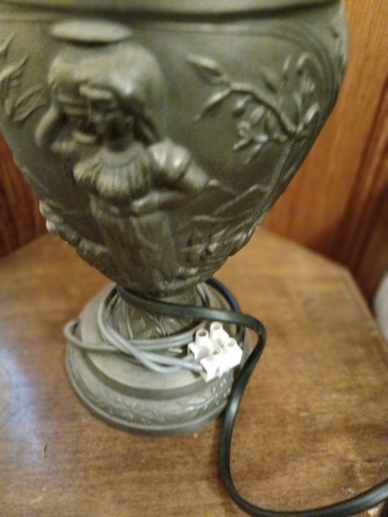 Tinnen lamp, Ophalen of Verzenden