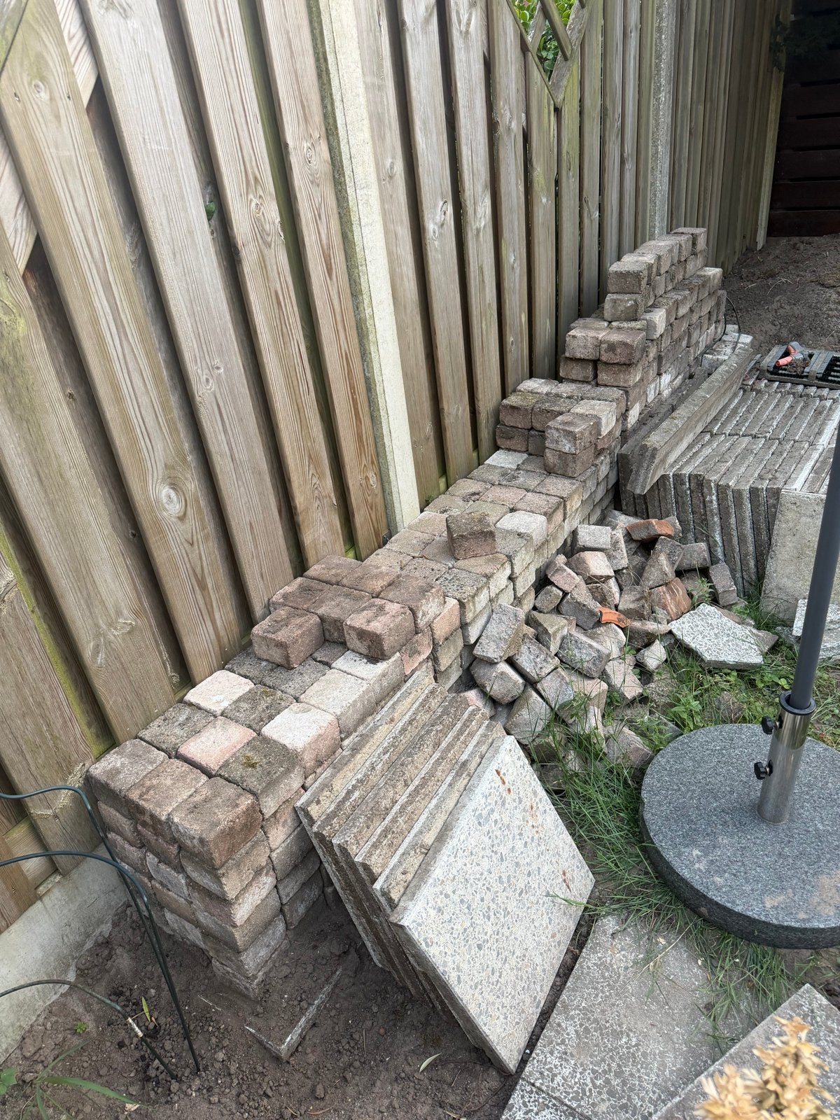 Gebruikte koppelstones gratis, Ophalen, Gebruikt, Klinkers, 5 tot 10 m²