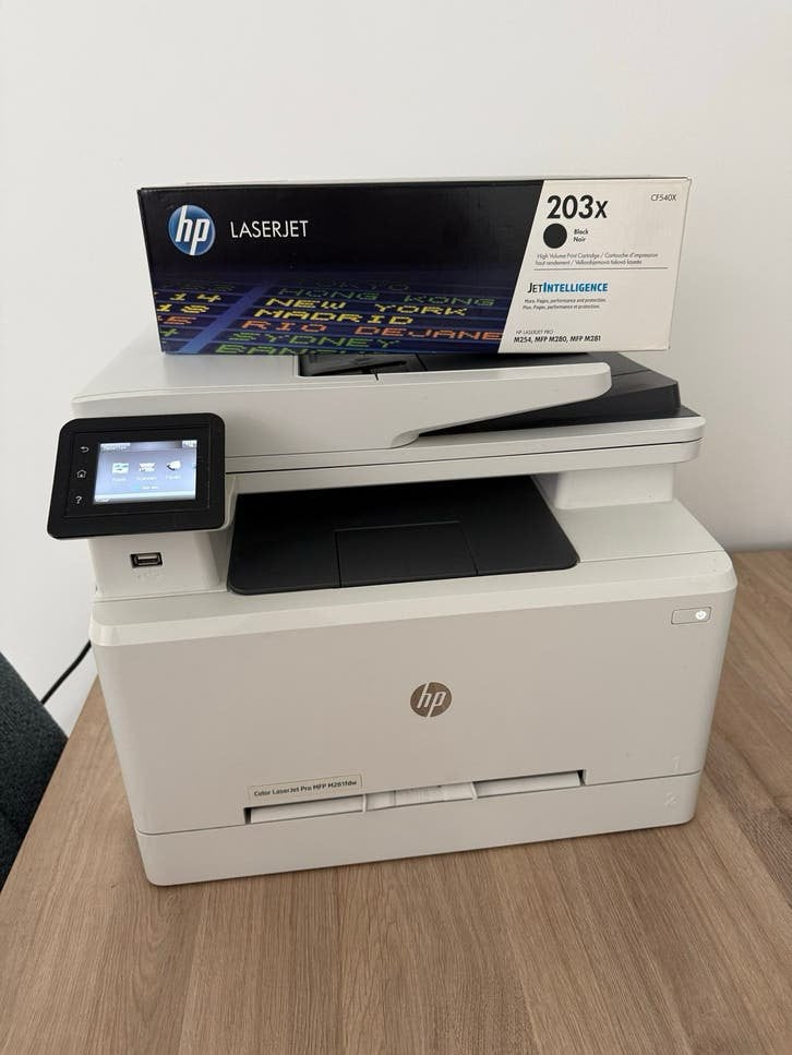 HP Color LaserJet Pro MFP M281fdw All-in-One Printer, Computers en Software, Printers, Ophalen, Faxen, All-in-one, Zo goed als nieuw