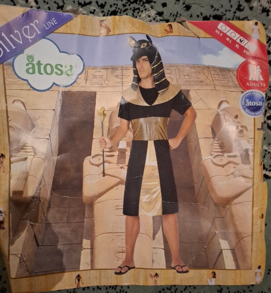 Carnaval kleding, Egyptisch/farao pak, maat XL, Kleding | Dames, Carnavalskleding en Feestkleding, Carnaval, Maat 46/48 (XL) of groter
