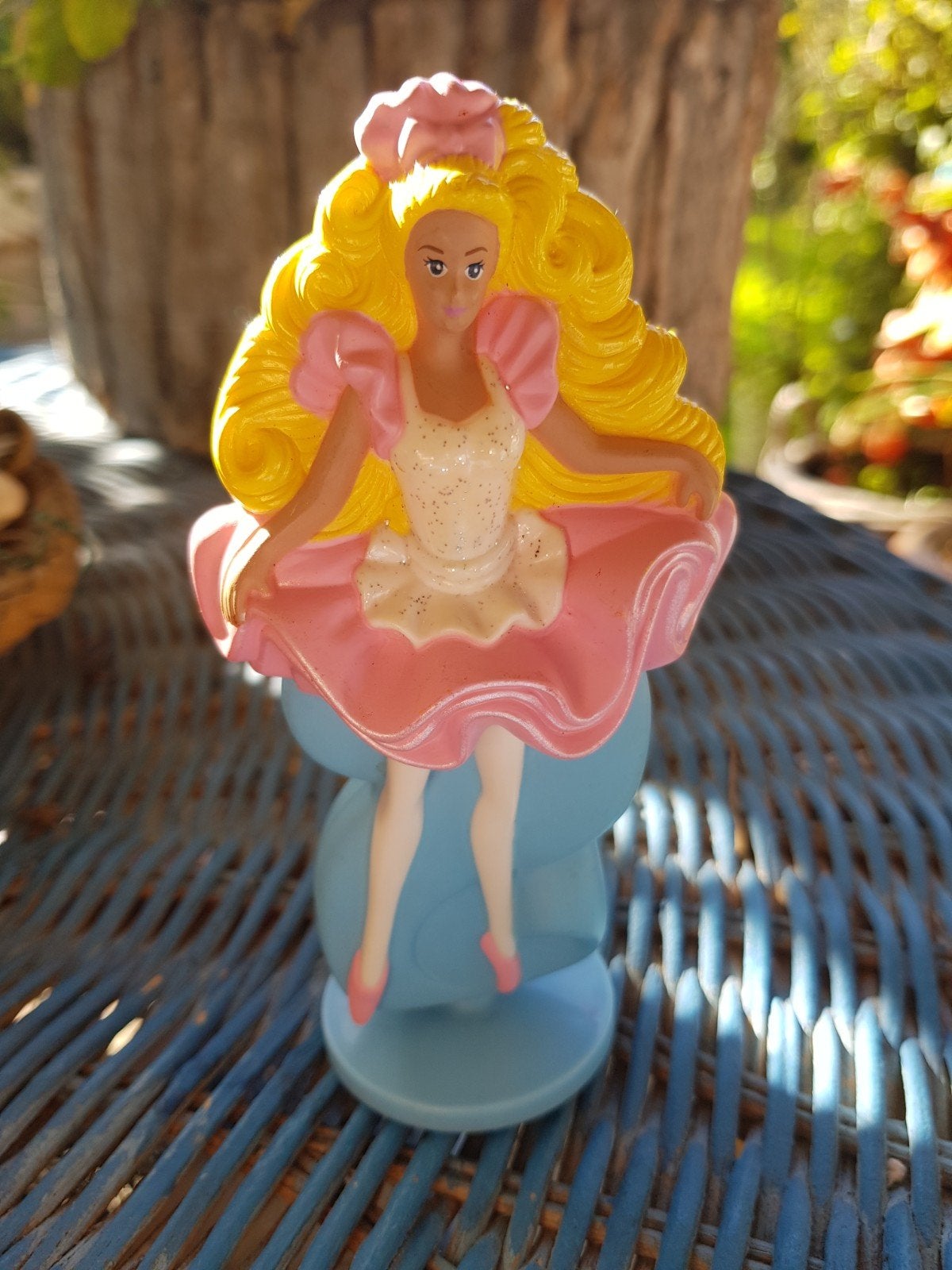 Barbie ballerina draaitrommelfiguur, Ophalen, Zo goed als nieuw, Barbie