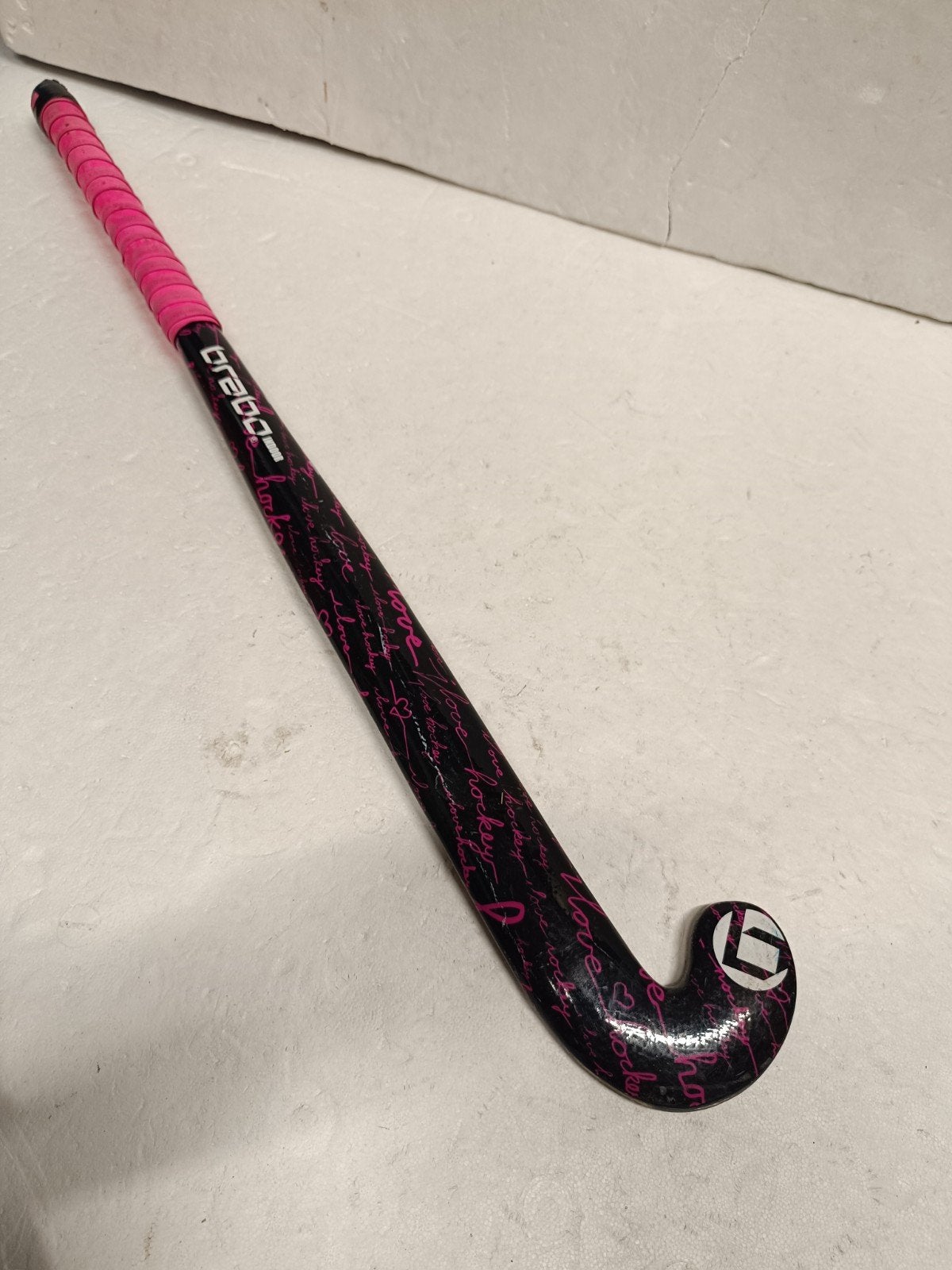 Brabo i love hockey 33 inch zaal hockeystick indoor, Sport en Fitness, Hockey, Gebruikt, Ophalen of Verzenden, Stick