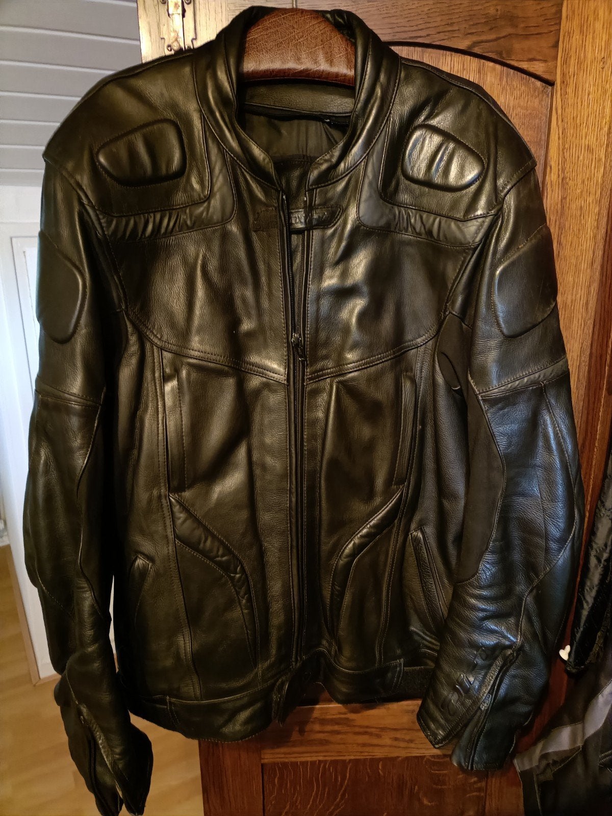 Leren motorpak (jas en broek) - Heren, Ophalen of Verzenden, Tweedehands, Heren, Combipak