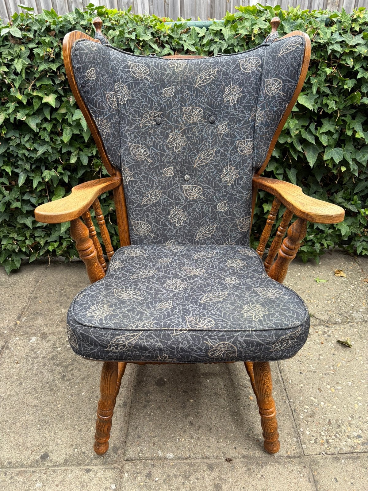 Vintage Oorfauteuil, Antiek en Kunst, Antiek | Meubels | Stoelen en Banken, Ophalen
