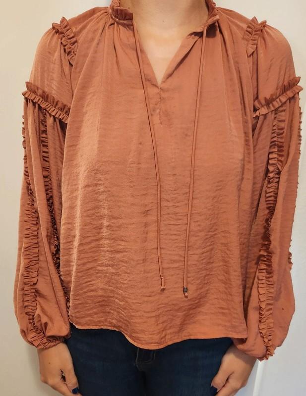 blouse kleur zalm roze, merk costes rebel, Maat 38/40 (M), Costes rebel, Ophalen of Verzenden, Zo goed als nieuw