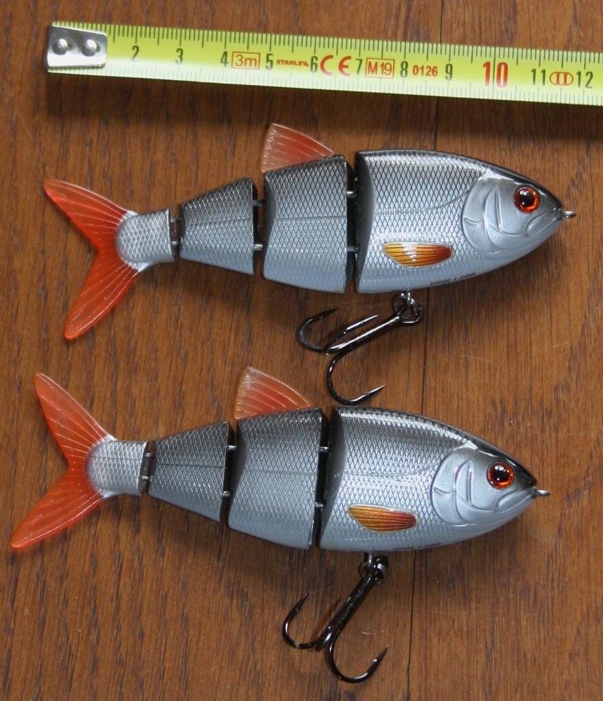 2x Spro BBZ-1 Shad Roach Slow Sink 12cm 24Gr. - Ongebruikt, Ophalen of Verzenden, Gebruikt, Overige typen