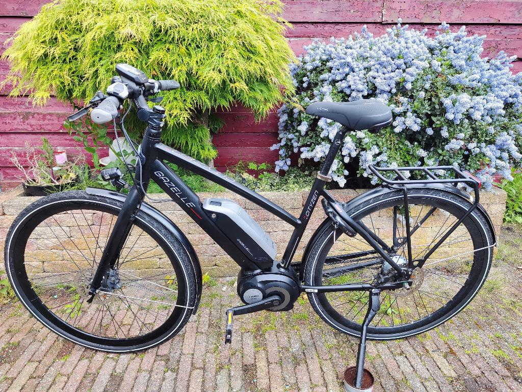 Elektrische Gazelle Citizen C8,goede fiets,accu,middenmotor., Fietsen en Brommers, Ophalen of Verzenden, Zo goed als nieuw, 47 tot 51 cm