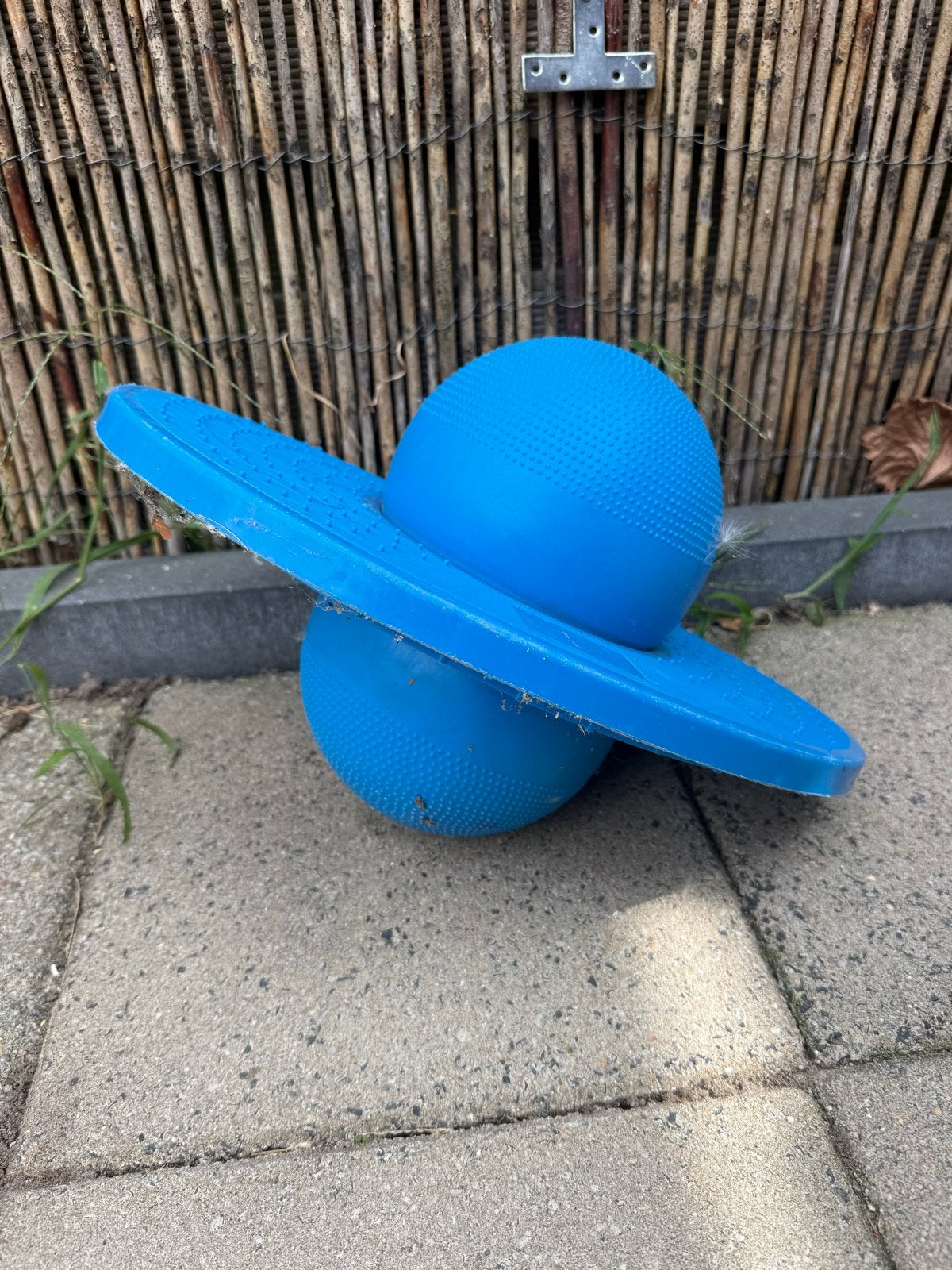 Blauwe Pogo Bal / Springbal voor Kinderen, Kinderen en Baby's, Speelgoed | Buiten | Actiespeelgoed, Ophalen of Verzenden, Gebruikt
