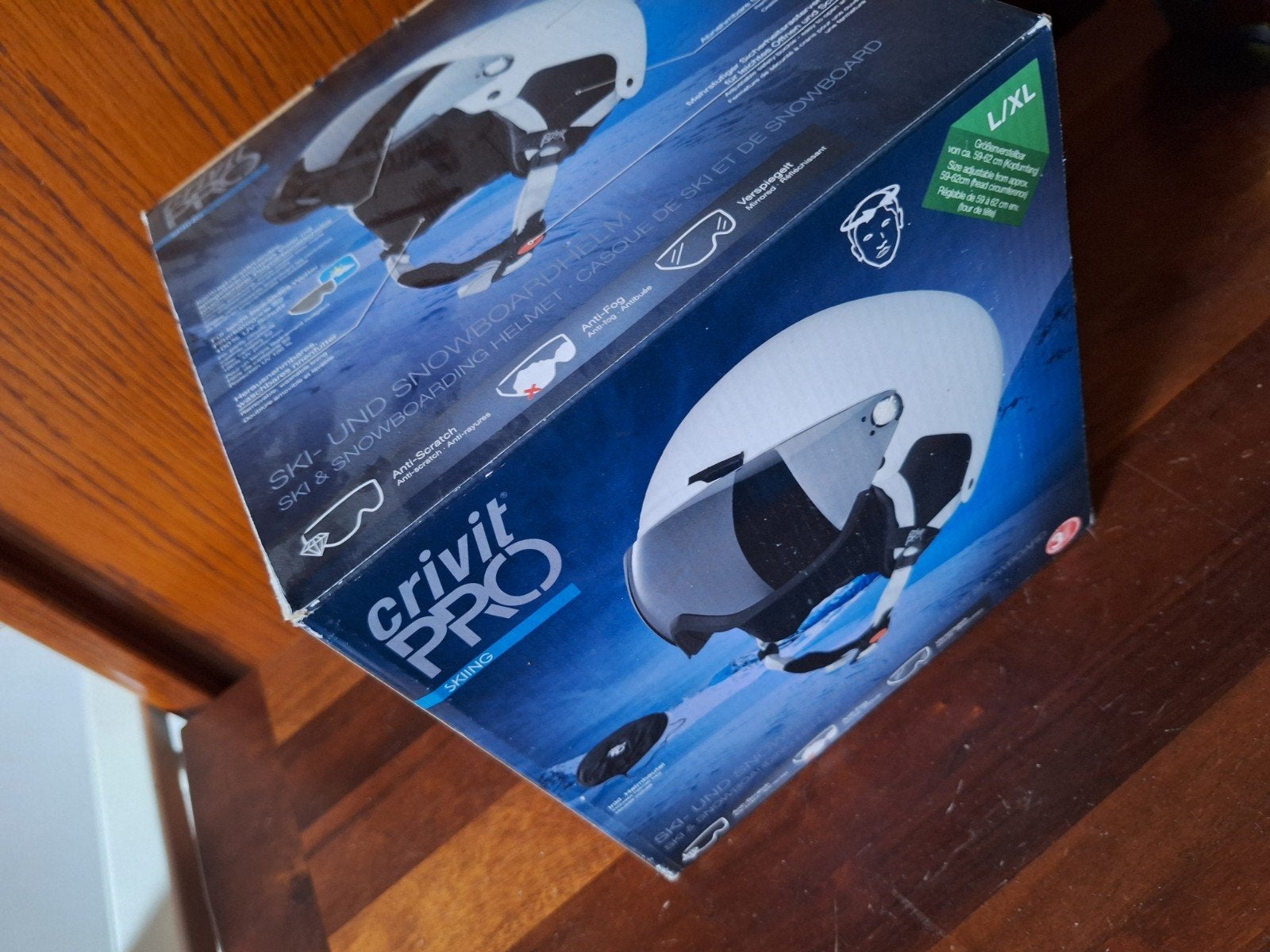 Crivit Pro Ski- en Snowboardhelm L/XL - zga Nieuw, Overige typen, Nieuw, Skiën, Ophalen